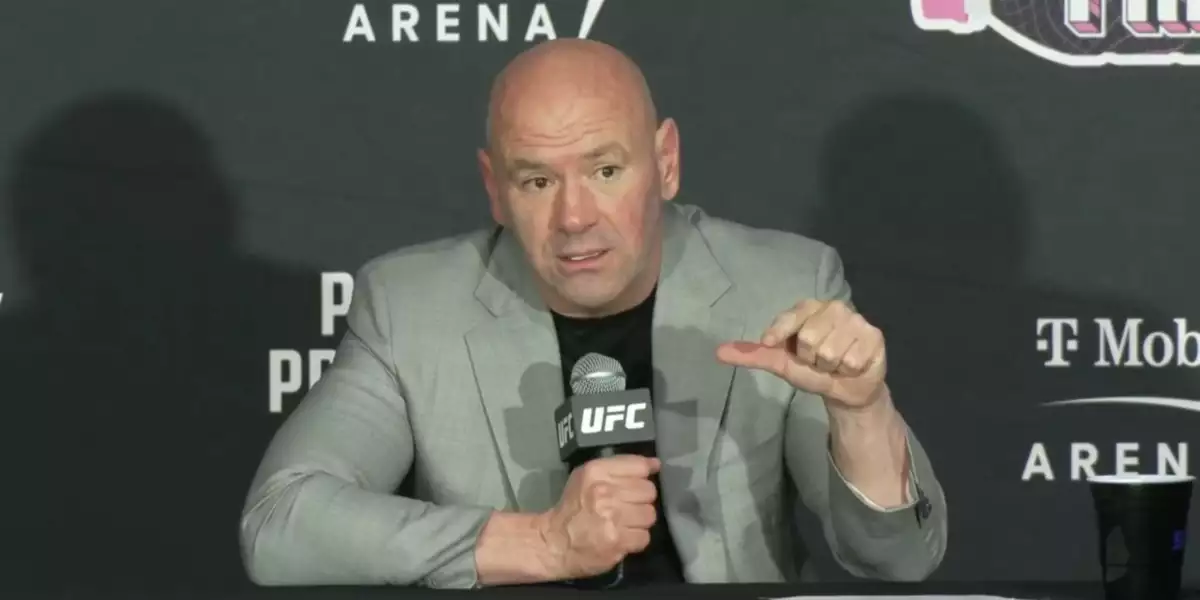 Na žádost zápasníka se UFC ředitel Dana White opět pořádně plácl přes kapsu