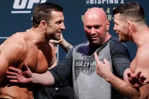 Bývalý šampion Michael Bisping má zájem o trilogii s Rockholdem