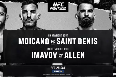 UFC Fight Night: Moicano vs Saint-Denis – Analýza, Tipy a Sázky