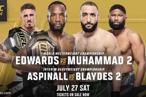 UFC 304: Edwards vs Muhammad 2 – Analýza, Tipy a Sázky