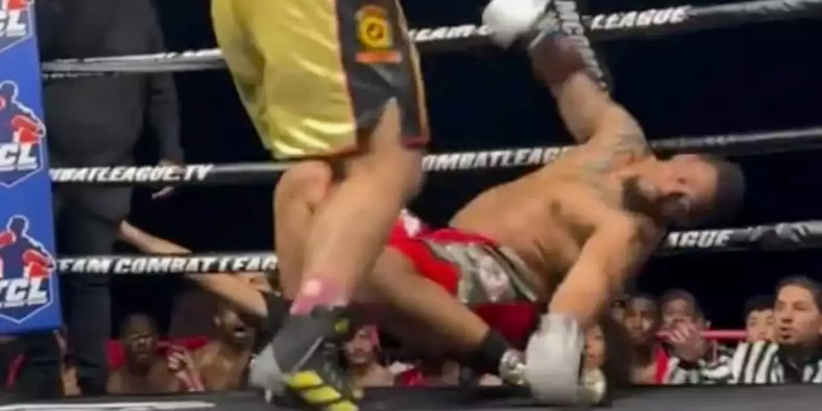 Bývalý UFC zápasník těžké váhy byl opět knockoutován a málem vypadl z ringu