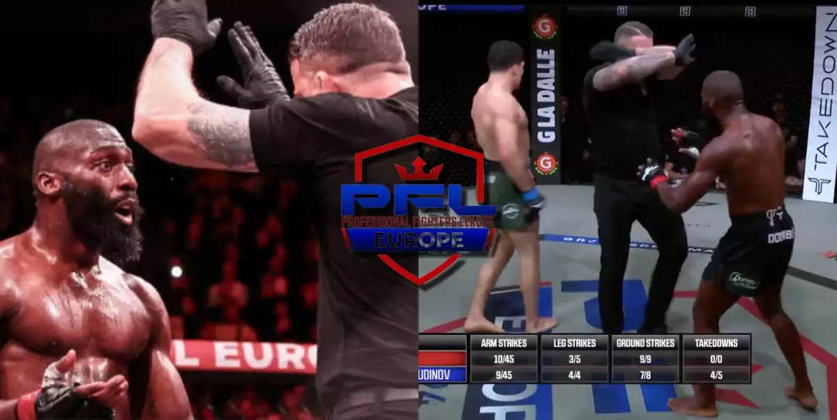 Sklo v kleci a nekompromisní rozhodčí Goddard! Tohle se PFL bohužel nepovedlo