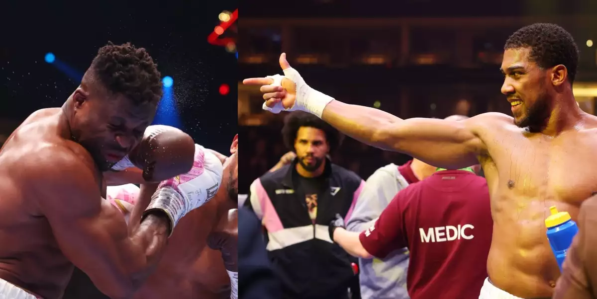 Spokojený Anthony Joshua reaguje na tvrdé KO Francise Ngannou