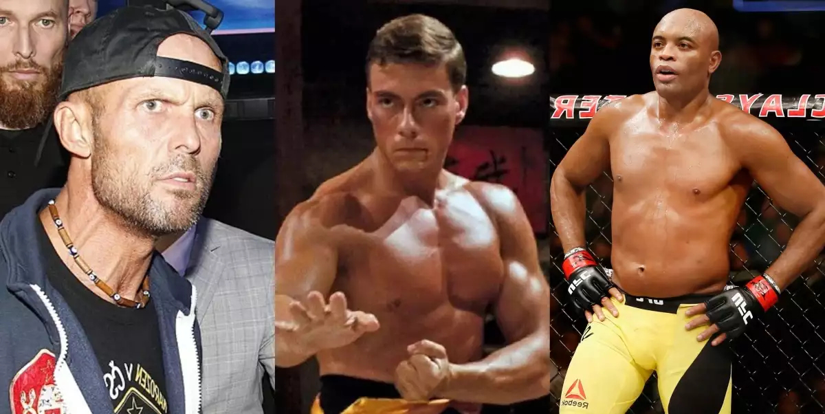 VIDEO: Nečekané spojení! Psychopat Bejr a UFC legenda Anderson Silva proti van Dammovi
