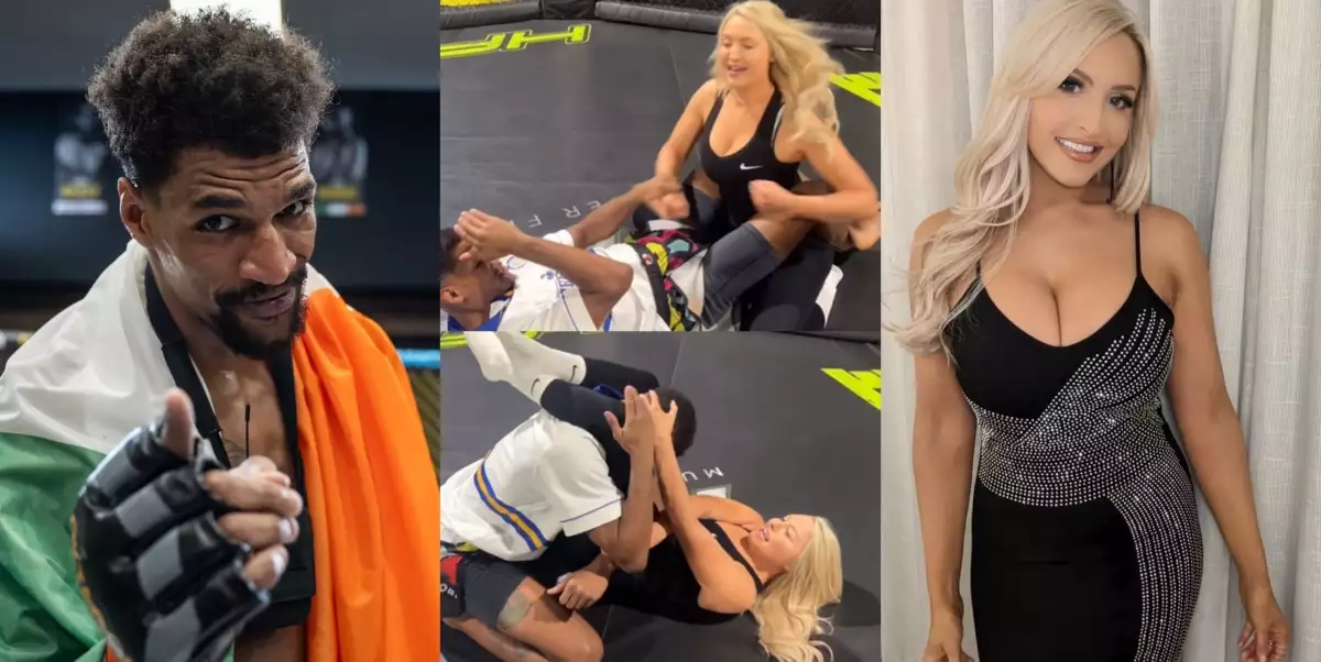 VIDEO: Drzoun Denis Frimpong si dal zajímavý trénink s vnadnou blondýnkou