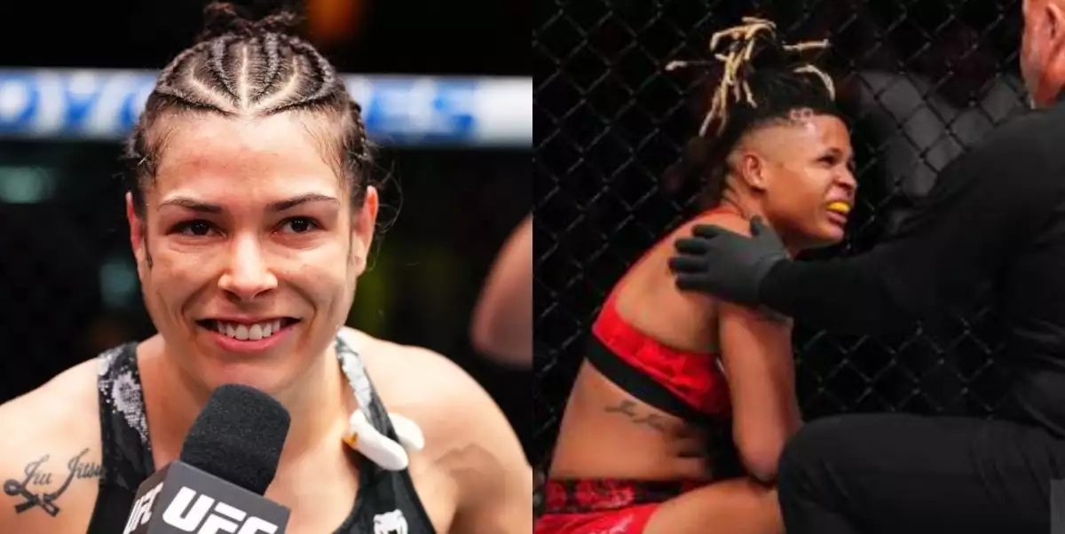 To jsme snad v UFC ještě neviděli! Bojovnice ukončila soupeřku úderem na prso