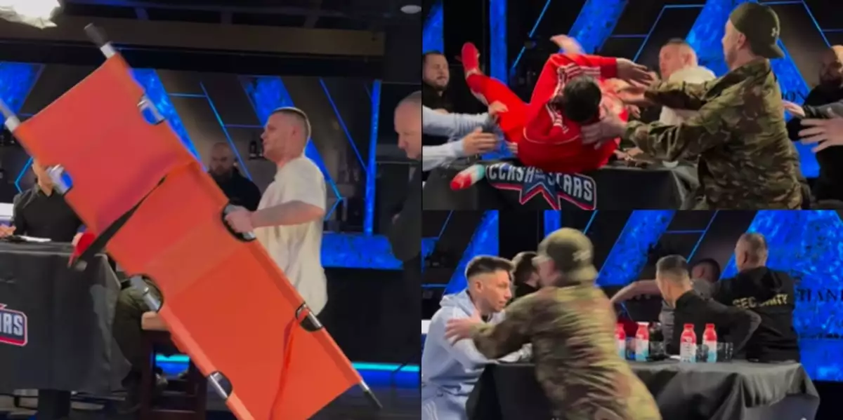 Pěsti, přestřelky, breakdance na stole i nosítka! Clash ochranka se dnes rozhodně nenudila