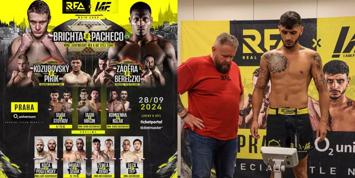 Problémy na váze před turnajem RFA x IAF! Sivákovi se musela měnit váha?