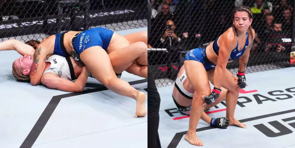 VIDEO: Neúcta! UFC přemožitelka Pudilové Perez uškrtila soupeřku a pak jí cpala zadek do obličeje