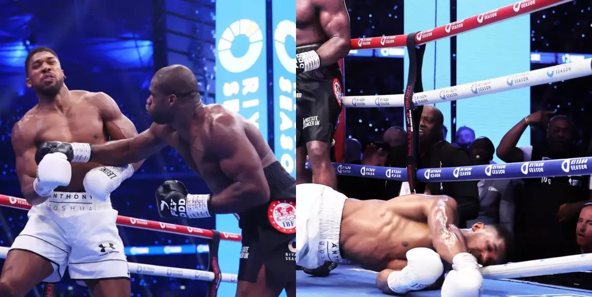 VIDEO: Joshua okusil vlastní medicínu! Dubois ho rozebral a tvrdě poslal k zemi