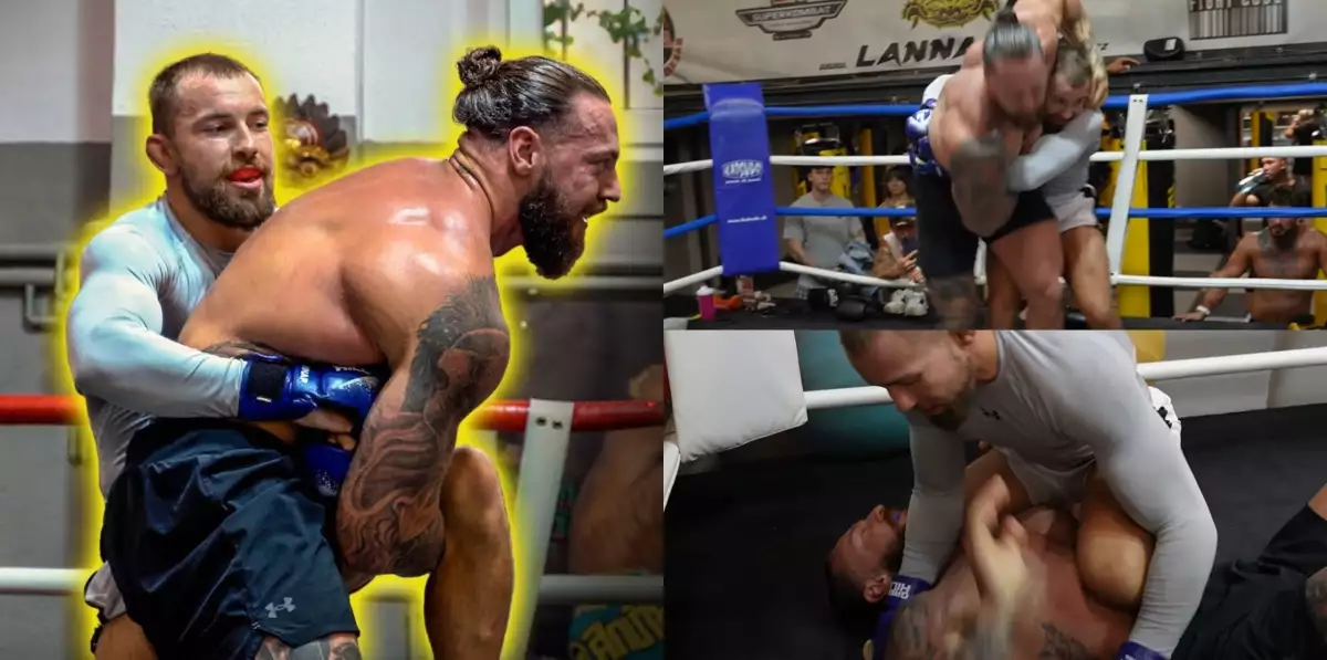 VIDEO: UFC bojovník Lajoš Klein vs hora svalů Jakub Enžl! Jak to dopadlo? Naprosto jasně!
