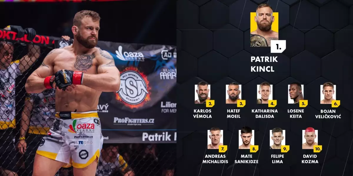 Král OKTAGONu Patrik Kincl reaguje na prvenství v P4P žebříčku, který Keita zkritizoval