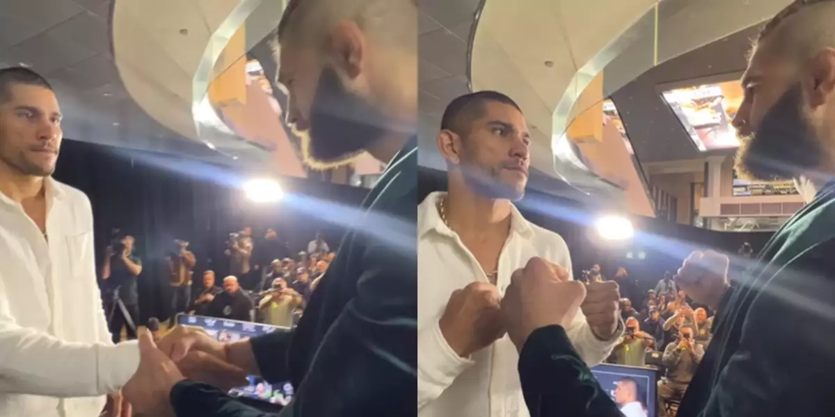 Blíž už to nejde! Podívejte se na staredown Procházka vs Pereira z pozice promotéra