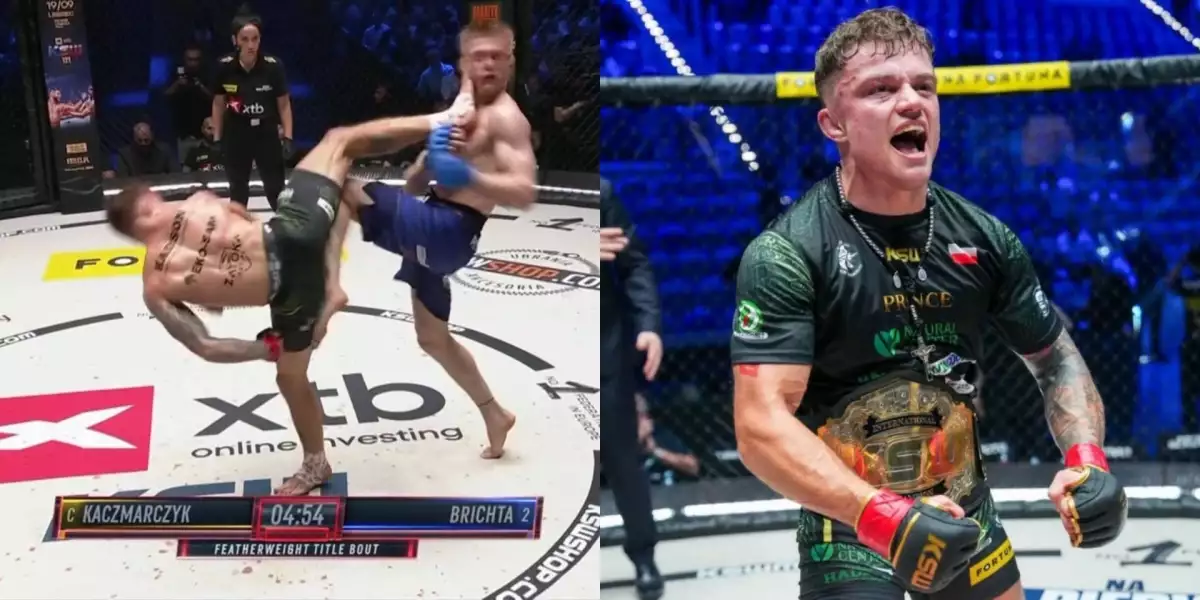KSW šampion Kaczmarczyk se pochlubil, jak oslavil výhru nad Brichtou