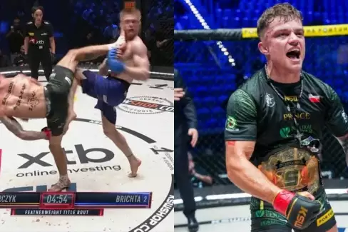 KSW šampion Kaczmarczyk se pochlubil, jak oslavil výhru nad Brichtou