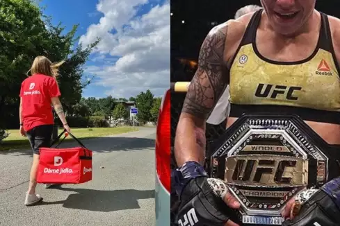 Nebojím se žádné práce! Bývalá UFC šampionka rozváží jídlo, aby si přivydělala