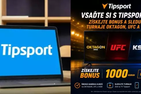 Vsaďte si s Tipsportem, získejte bonus a sledujte turnaje OKTAGON, UFC a KSW