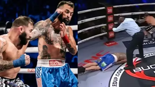 Policista proti bývalému vězni! Bizarní zápas na BKFC doručil brutální KO