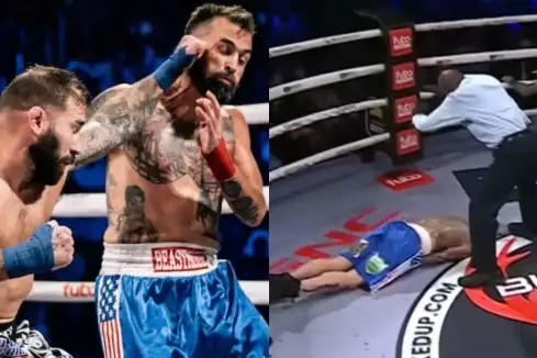 Policista proti bývalému vězni! Bizarní zápas na BKFC doručil brutální KO