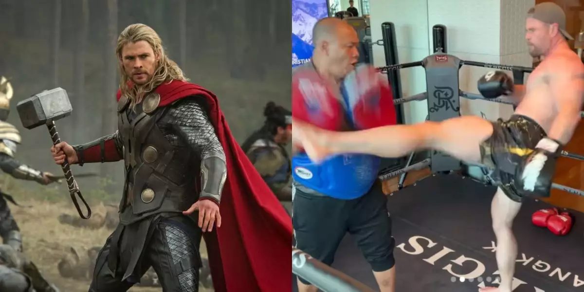 VIDEO: Thor vyměnil kladivo za boxerské rukavice! Hemsworth se pochlubil tvrdým tréninkem