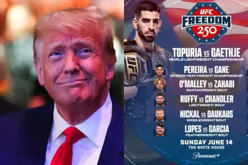 Prezident Trump se zastal kritizované UFC karty v Bílém domě