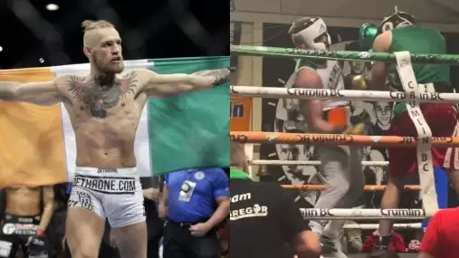 VIDEO: McGregor se objevil v ringu! V Dublinu absolvoval exhibiční zápas