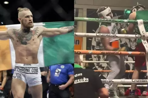 VIDEO: McGregor se objevil v ringu! V Dublinu absolvoval exhibiční zápas