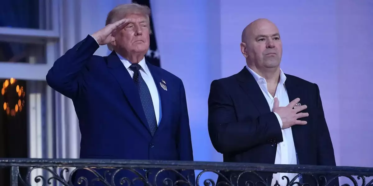 Nejvzácnější suvenýr z UFC? White kvůli Trumpovi vypíše odměnu