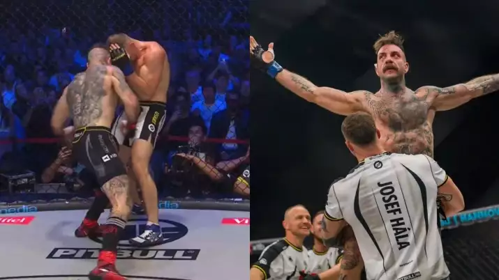 VIDEO: Hála zničil Úškrta údery na spodek! Tři počítání a konec
