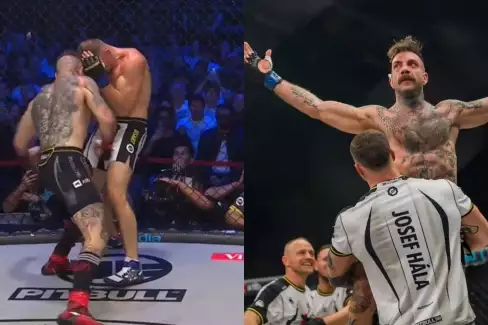 VIDEO: Hála zničil Úškrta údery na spodek! Tři počítání a konec
