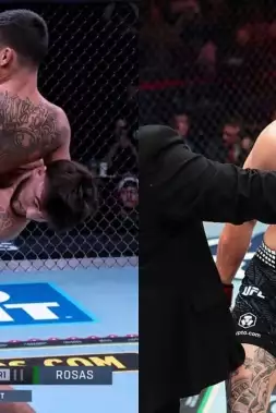 VIDEO: Šílené KO za 36 sekund! Rosas po brutálním slamu okamžitě vypnul