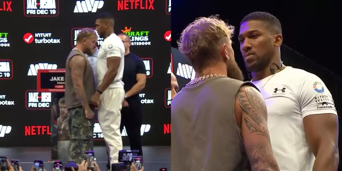 VIDEO: To nedopadne dobře! Jak vypadal první staredown mezi Paulem a Joshuou?