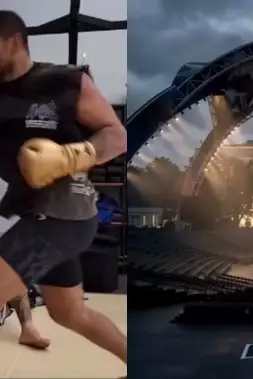 Alex Pereira před turnajem v Bílém domě ukázal děsivou těžkotonážní sílu