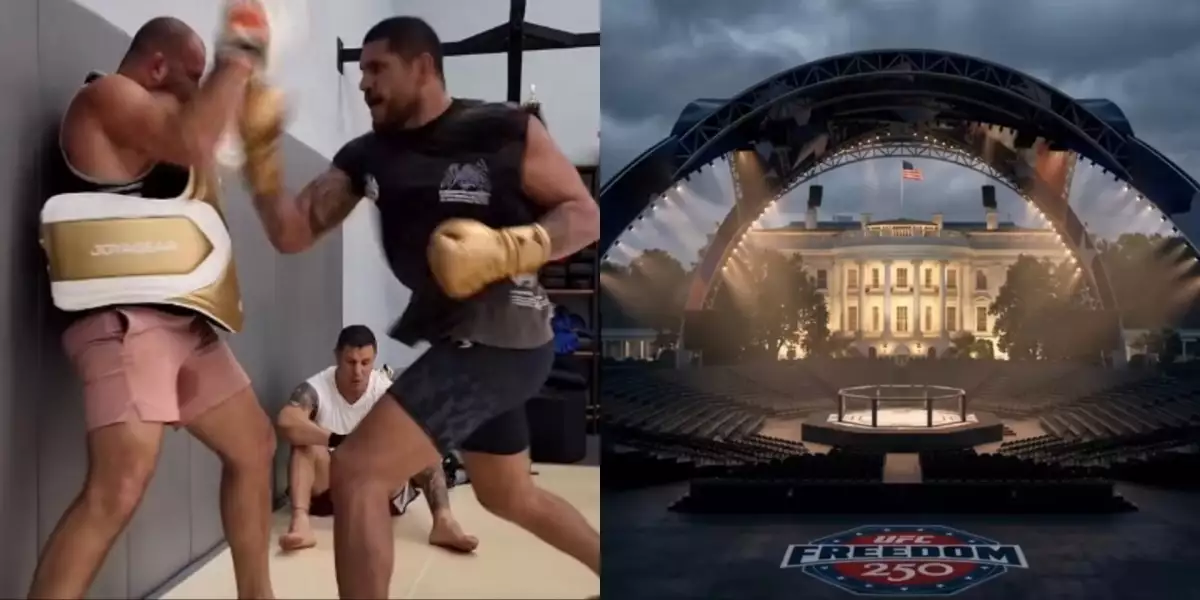 Alex Pereira před turnajem v Bílém domě ukázal děsivou těžkotonážní sílu