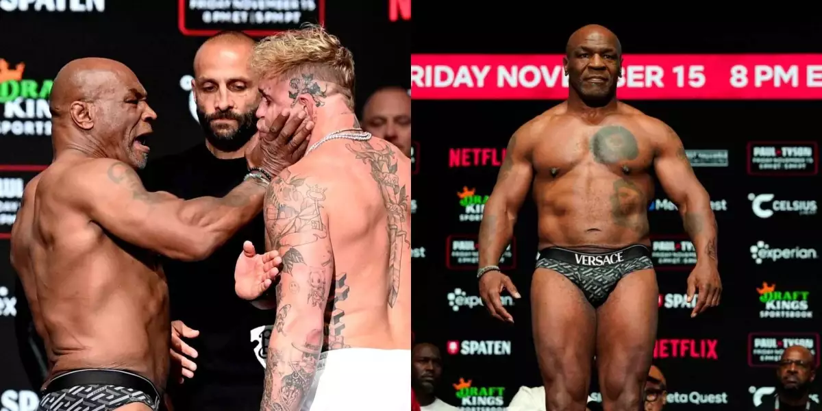 VIDEO: Teď musí zemřít! Tyson na vážení ukázal svoji sílu a proplesknul Paula