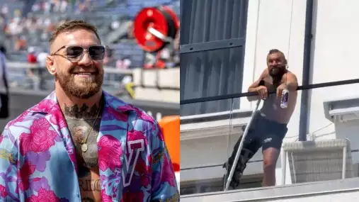 VIDEO: McGregorův marketing! Energy drink mu přiletěl vzduchem