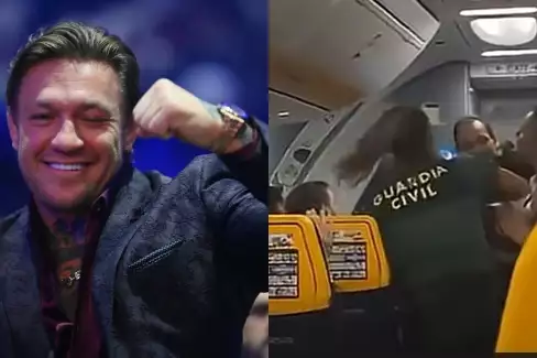 VIDEO: McGregorova parťačka byla zatčena za rvačku v letadle