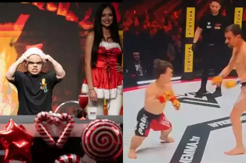 VIDEO: Ty blázne! Jak dopadl polský bizarní souboj liliput vs influencer? 