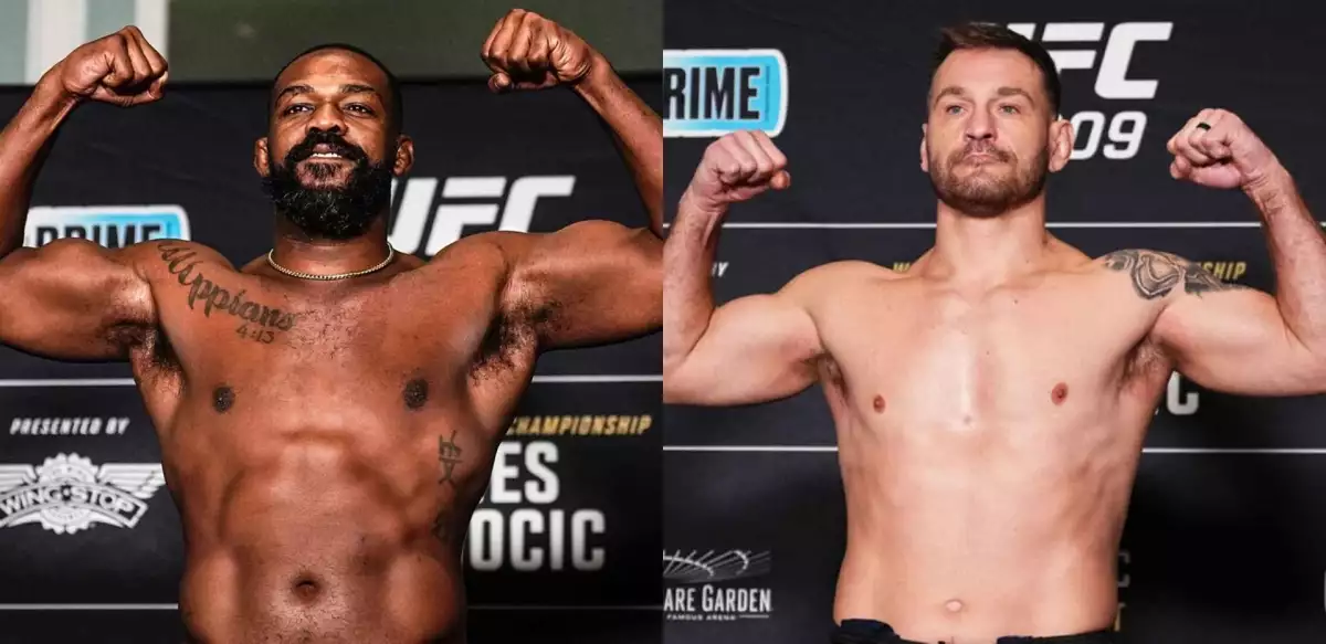 VIDEO: UFC 309 - Vážení: Stipe Miocic výrazně těžší než Jon Jones 