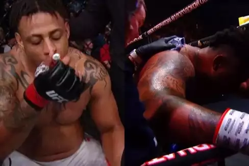 Greg Hardy zkolaboval v ringu! Záchvat ukončil zápas v Rusku