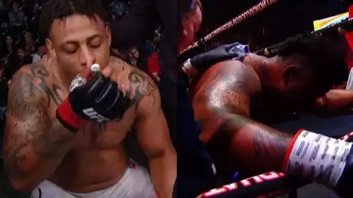 Greg Hardy zkolaboval v ringu! Záchvat ukončil zápas v Rusku