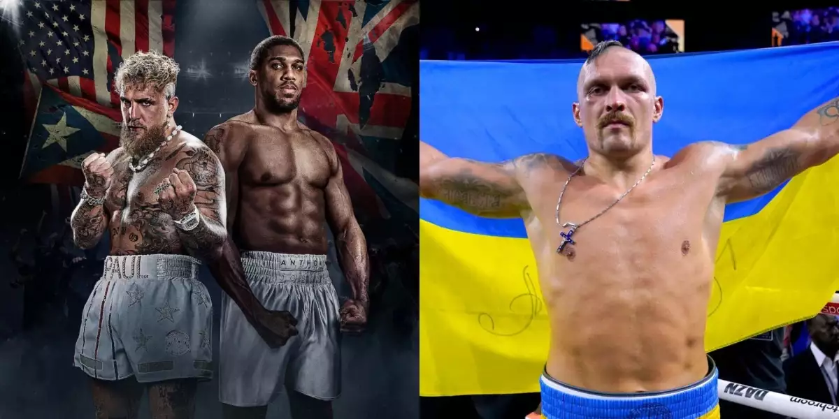 Šampion Usyk jasně předpovídá šílený souboj Jake Paul vs Joshua