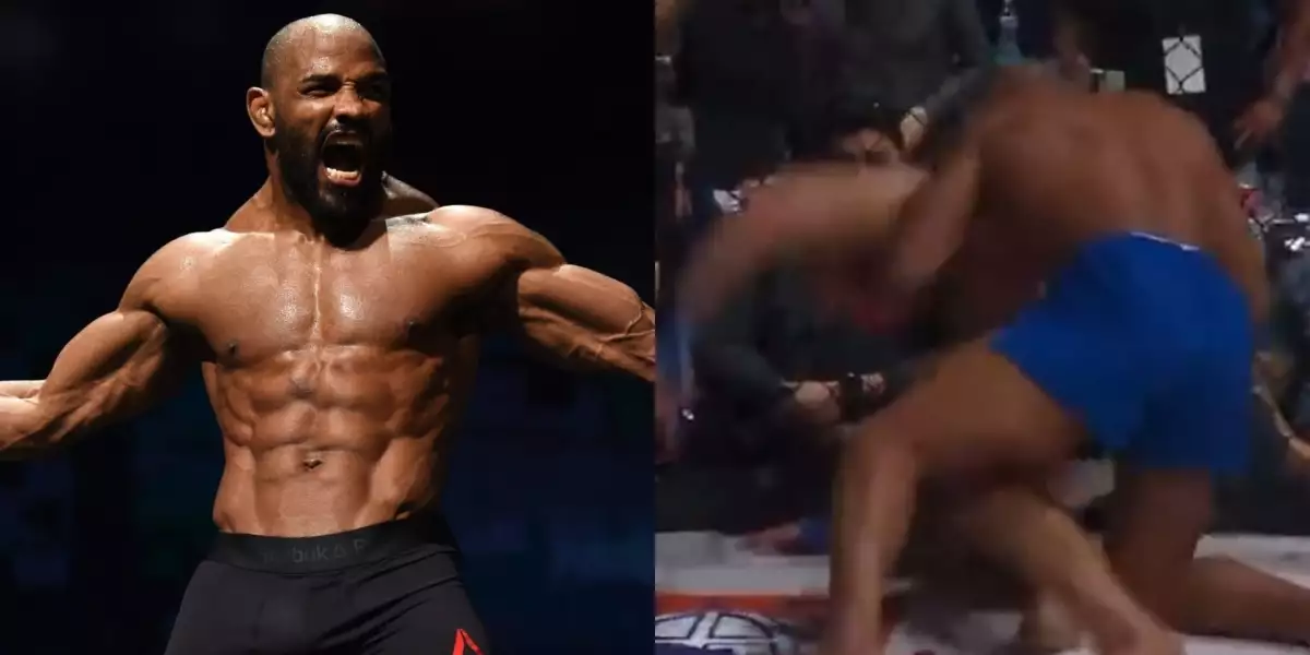 VIDEO: Ty blázne! Nestárnoucí Yoel Romero zlomil svému soupeři čelist