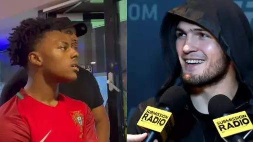 Khabib během finále Ligy mistrů varoval oblíbeného influencera IShowSpeeda