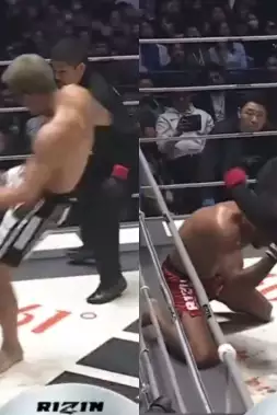 VIDEO: Tvrdá kolena a kopy na hlavu! Bývalý šampion si připsal první porážku před limitem