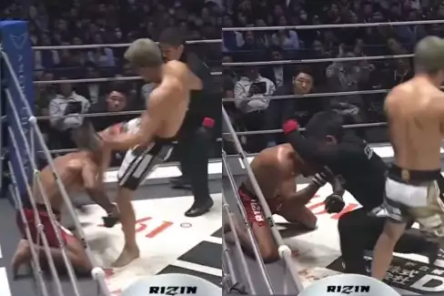 VIDEO: Tvrdá kolena a kopy na hlavu! Bývalý šampion si připsal první porážku před limitem