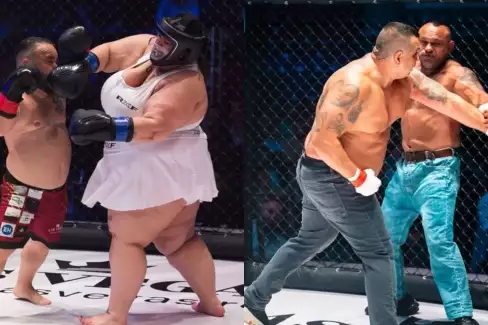 VIDEO: RXF - Liliput vs obézní žena nebo souboj v džínách!