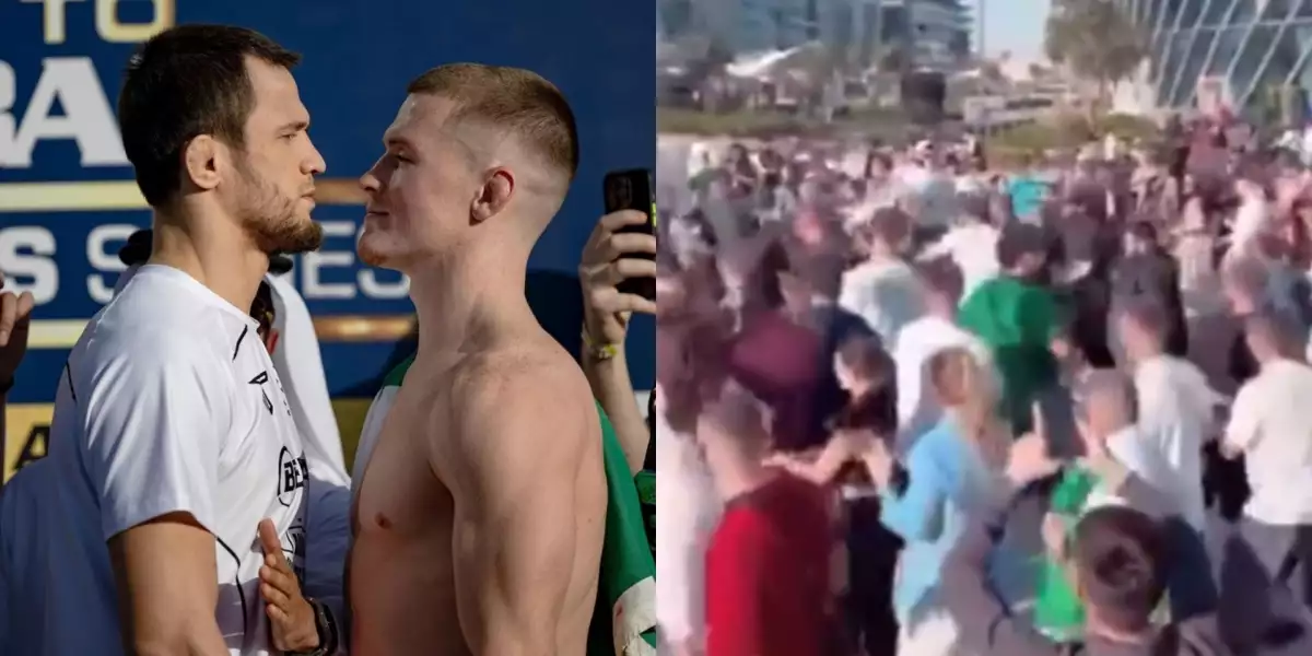 VIDEO: Conor vs Khabib 2? Na vážení PFL se strhla bitka mezi fanoušky!