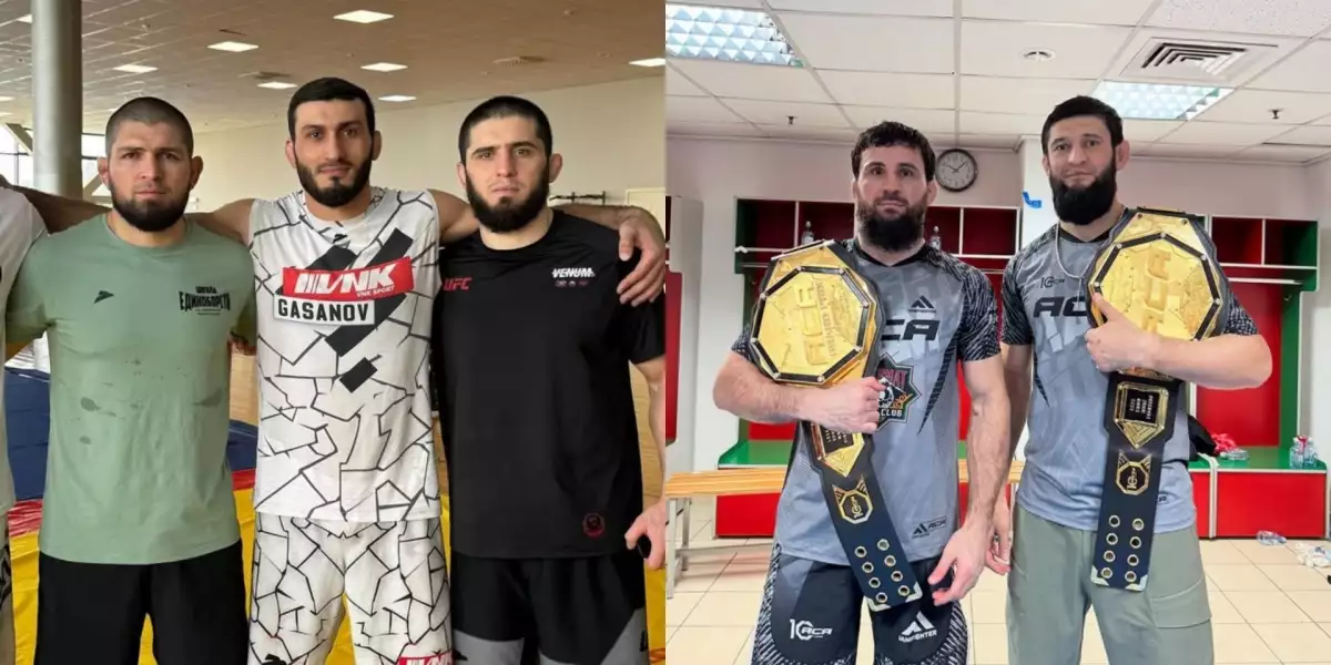 Třaskavý debut v UFC? Šampion týmu Khabib může narazit na šampiona od Khamzata