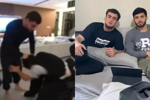 Stream z Dubaje se změnil v peklo: Ruský zápasník ztratil nervy a vrhl se na blogera!